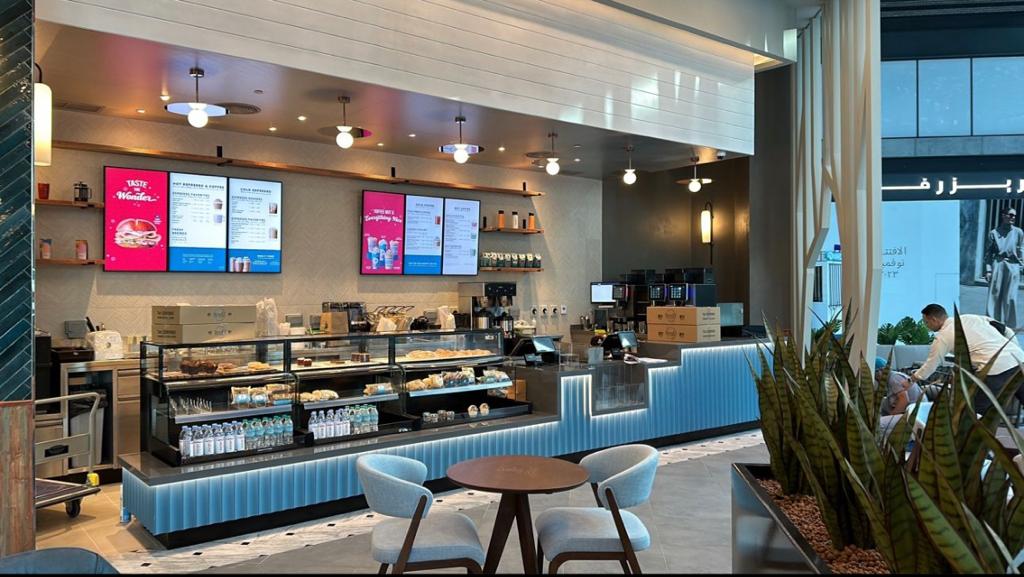 cunterline display unit for costa coffee 4