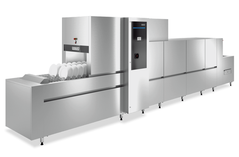 hobart flow line (flight type) dishwasher